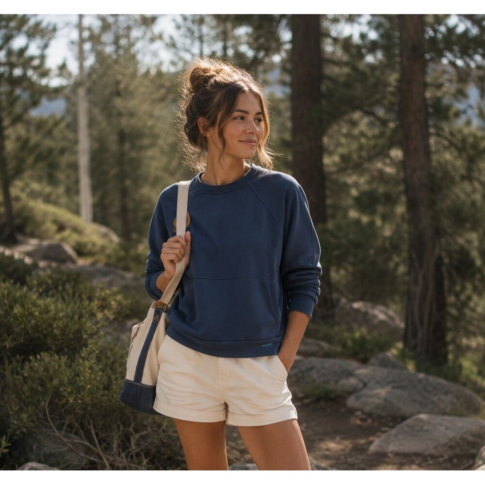 Patagonia Sweatshirt Long-Sleeve Capilene Thermal Crewneck Top Waffle Knit S
